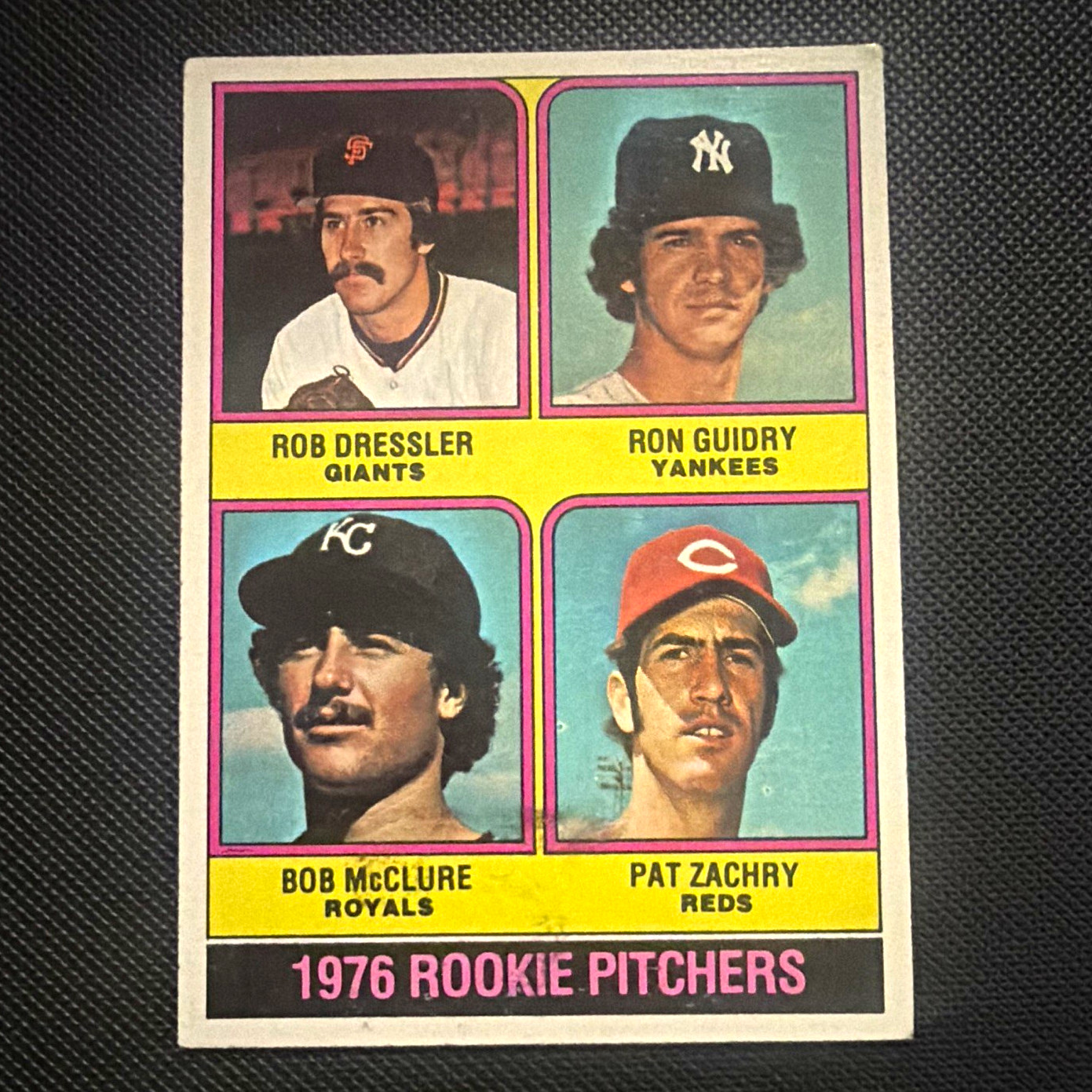 Topps 1976 Topps Base Set #599 Rookie Pitchers Dressler Guidry Zachry