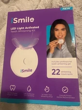 iSmile Teeth Whitening Gel Kit Strong Tooth Bleaching Kit with 5LED Light Tray