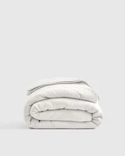 Quince Organic Airy Gauze Dream Quilt White Blankets Cal King