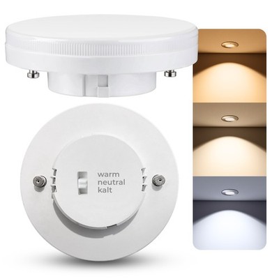 LumiFLEX LED GX53 Leuchtmittel Lampe 3W drei Lichtfarben 3CCT 230V Glühbirne 