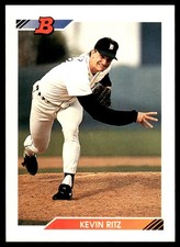 Kevin Ritz 1992 Bowman #419 Detroit Tigers MLB READ FREE SHIPPING AutographDen