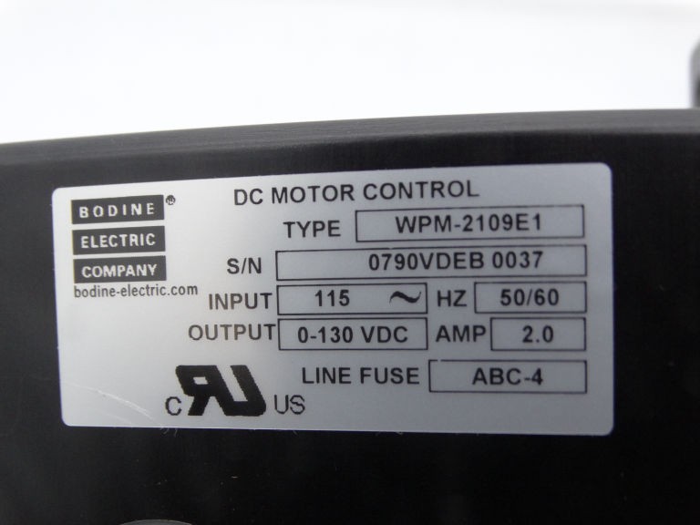 BODINE ELECTRIC 0790 Drive