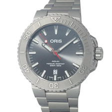 Oris Aquis Date Ref.01 733 7730 4153 43mm Silver Dia Automatic 300M Men's watch