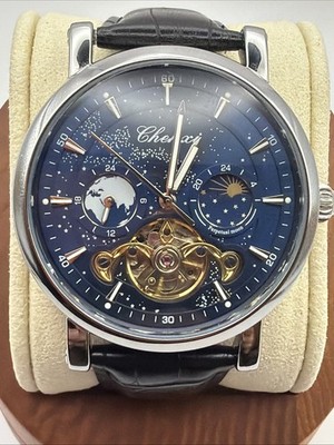 Chenxi Celestial Automatic - Open Heart Perpetual Moon Men s Watch