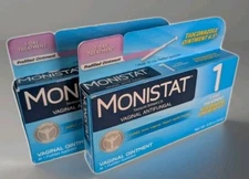 2 PACK: 1-Day Yeast Infection Treatment Prefilled 6.5% Tioconazole Ointment 8/26