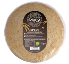 Biona Organiczna Pizza Bases Mąka orkiszowa 300g-8 opakowań