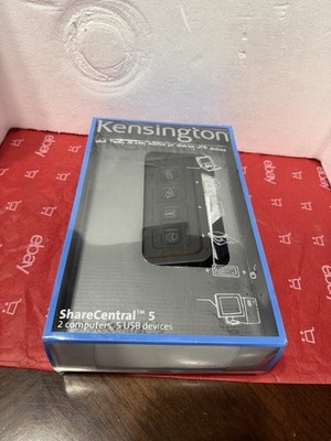 Kensington Share Central 5 for USB Device Sharing with Power Supply & cables