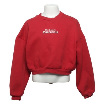 H&M, Sweatshirt, Größe: 140, Rot, Baumwolle/Polyester, Print, Sweat #Dhs