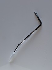 Guitar Tremolo Tremolo Arm Chrome with White Tip .22" thread 