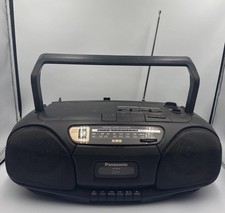 Panasonic RX-DS10 Portable Stereo CD System Boombox FM/LW/MW Radio TapeCassette