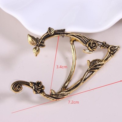 Goth Fairy Elf Ear Cuff Earrings Women Fashion Statement Vintage Jewelry Gift