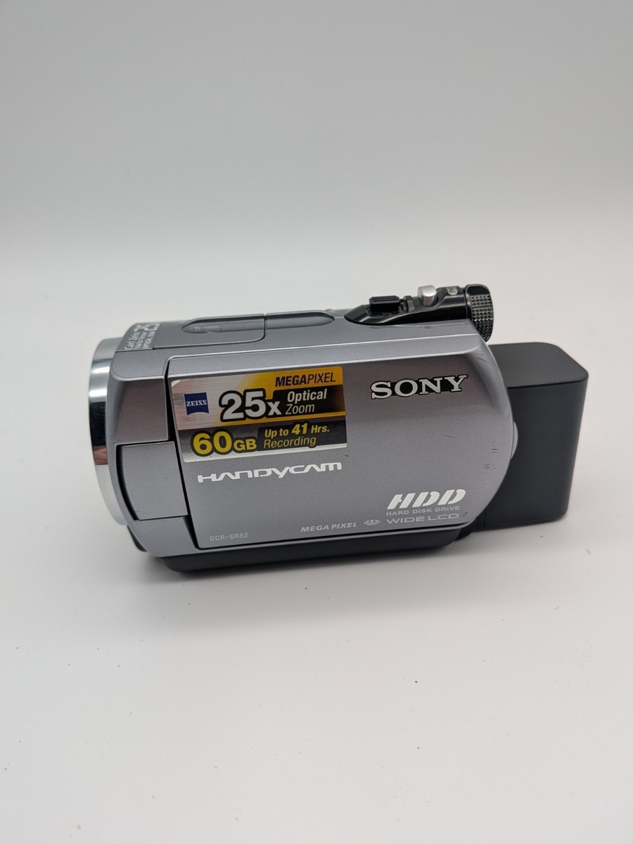 Sony Handycam DCR-SR82 HDD Digital 25X Zoom Camcorder - Broken