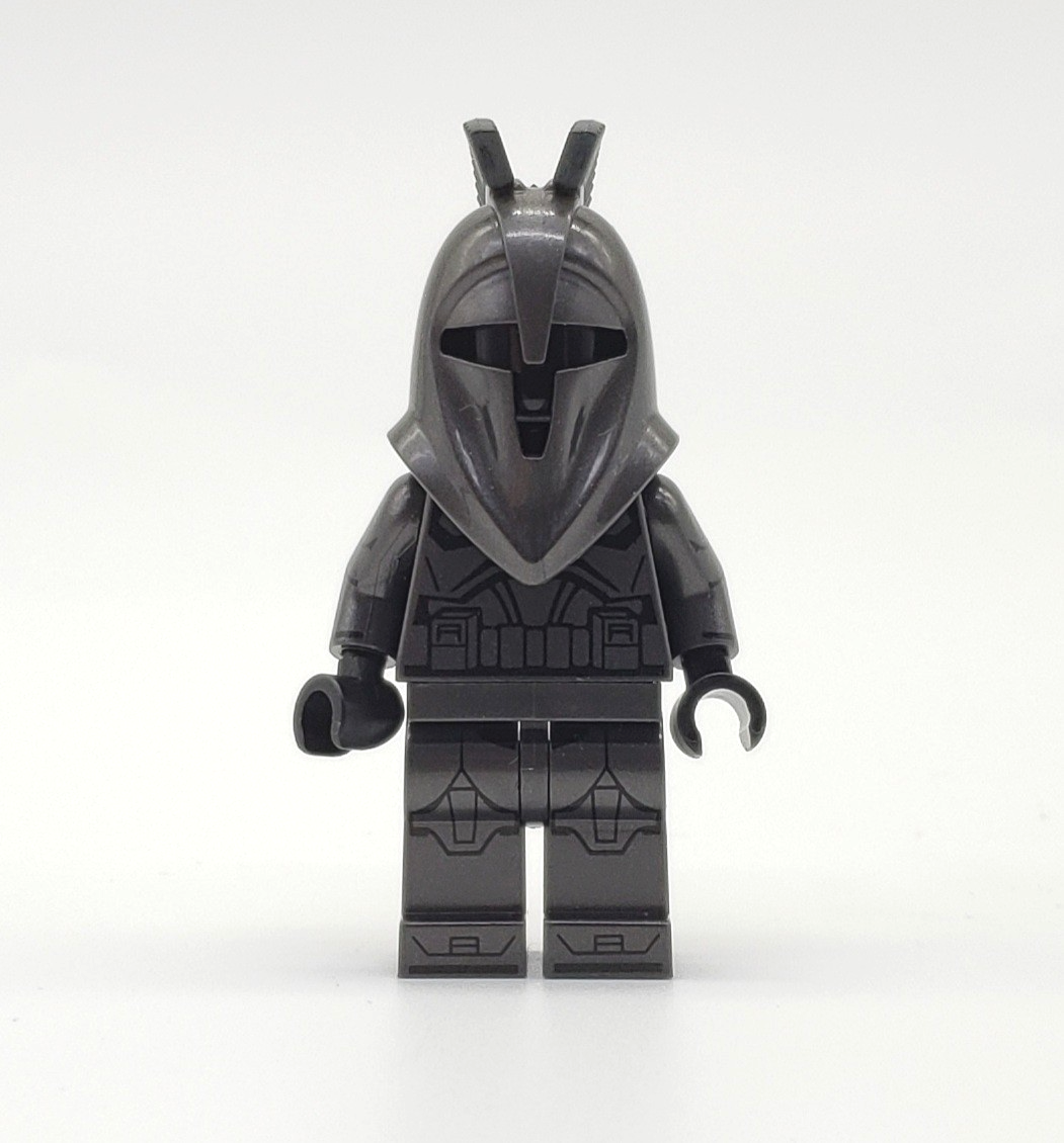 Grandpa Clone Customs Iron Senate Guard Silver Commando Minifigure