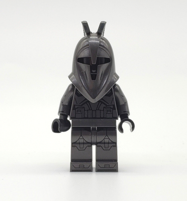 Grandpa Clone Customs Iron Senate Guard Silver Commando Minifigure