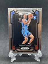 2023-24 Panini Prizm Cason Wallace #139 Rookie RC OKC Thunder A