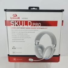 Redragon 3-Mode Lightweight Wireless Over-ear Gaming Headset Backlight H878WG 