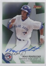2015 Bowman's Best of Green Refractor /99 Max Pentecost #B15-MP Auto 0af