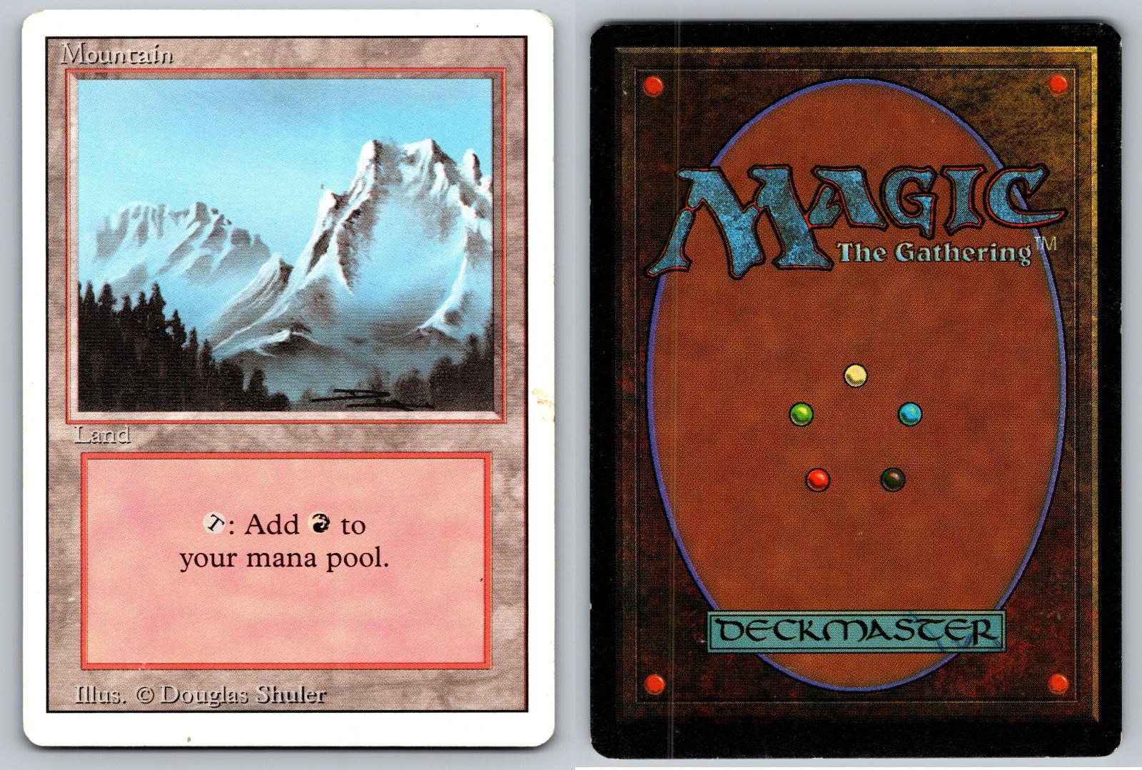MOUNTAIN (B) 291 LAND REVISED EDITION MAGIC: THE GATHERING LP