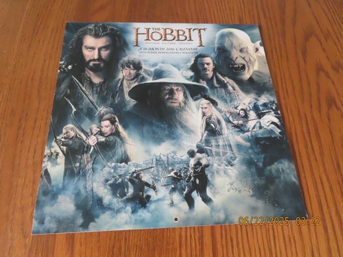 The Hobbit Calendar ~ 2016 ~ 16 month Calendar