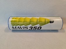 Yonex MAVIS-350 Blue Cap 6 Pcs Nylon Shuttlecock Badminton Yellow Summer Middle2