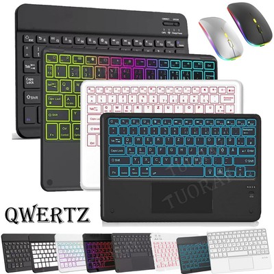 Für Lenovo Xiaoxin Pad Pro GT 11.1'' 2025 Touchpad/Beleuchte/QWERTZ Tastatur Maus