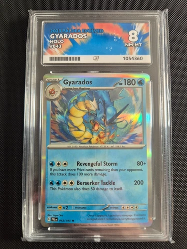 Gyarados 043/193 Holo, Graded ACE 8 PALDEA EVOLVED
