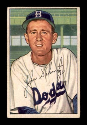 1952 Bowman #224 Johnny Schmitz   VG X3528140