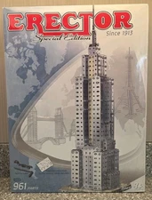 Meccano Erector Special Edition Empire State Building 961 Pcs 830511 2004 Sealed