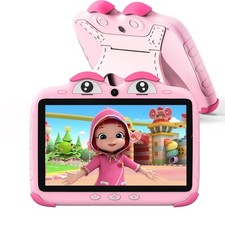 Kids Tablet 7 Inch 32GB with WiFi, Toddler Tablet for Kids Software Installed...