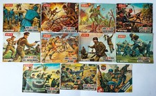 Airfix 17 x Cover Blue Boxes + Stripe Box WWI WWII Waterloo Infantry Artillery