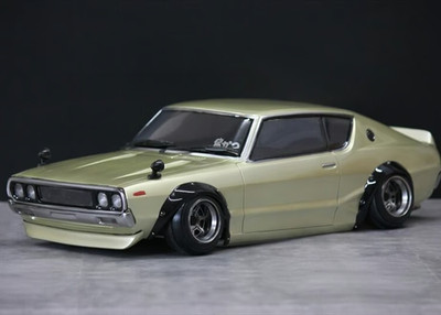 Nissan Skyline KPGC110 GTR Kenmeri Pandora Drift RC 1/10 Body (Made In Japan)