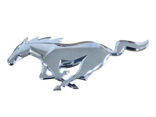 New Oem 2015-2023 Ford Mustang Rear Decklid Pony Badge Emblem Chrome Trunk