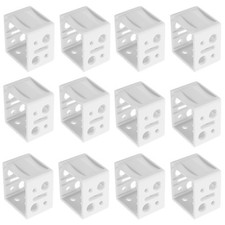 12 Pcs Home Curtain Supplies Plastic Mount Brace for Curtain Track Installation