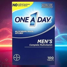 One-A-Day Men's Complete Multivitamin 100 Tablets Exp: 11-2026 free Shipping