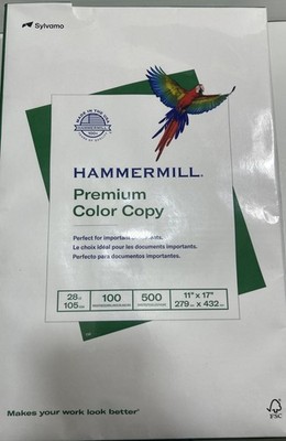 Hammermill Premium Color Copy Paper 28lb 500 Sheets 11x17 Super Bright White