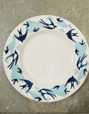 Emma Bridgewater Swallows in the Clouds 8.5 inch plate 8.5’ British wild birds 