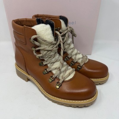 Eric Michael Franki Honey Brown Leather Waterproof Hiking Boot Women 37 Portugal