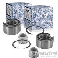 2X Vaico RADLAGER-SATZ Vorne Beidseitig Passend FÜR Fiat Doblo Fiorino Strada