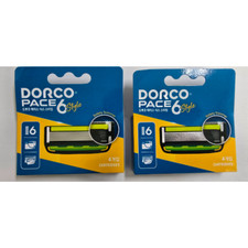 DORCO PACE 6 Style Refill Rasierklingen 8er Pack (6 Klingen) Diamantbeschichtet