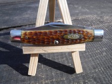 CASE XX 1940 / 1964 Green Bone 6392 Stockman Knife, Nice Old Knife