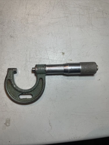Mitutoyo 0-1” Outside Micrometer .0001” With Carbide Faces