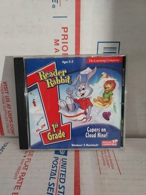 Reader Rabbit 1st Grade Capers on Cloud Nine (Windows/Mac, 2001) No Keys - #162g