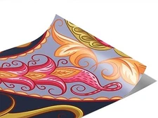 Rwraps Paisley Cowboy Wrangling Gloss Vinyl Film Wrap 59in x 6in Vinyl Vehicle