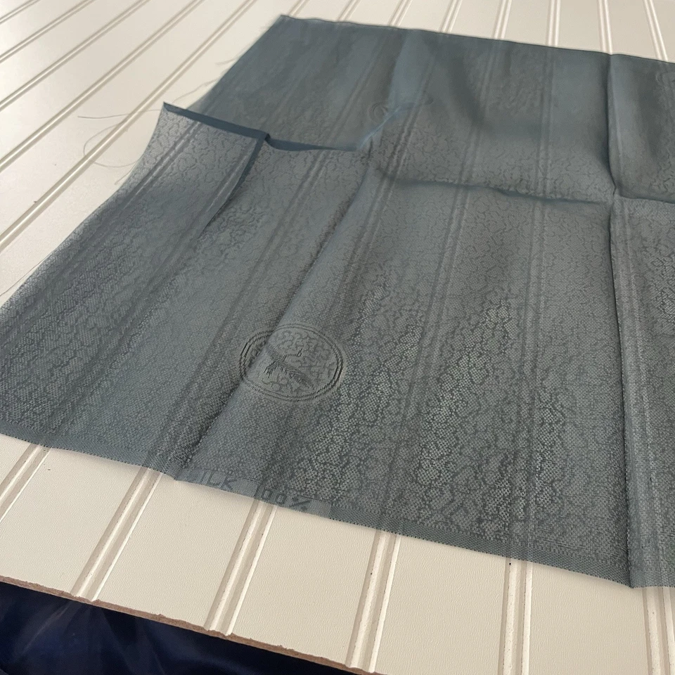 SILK Dark GREEN , FABRIC 4 Yards x 22 Inches Wide or 144 Inches x 22 Wide - Image 3 of 4