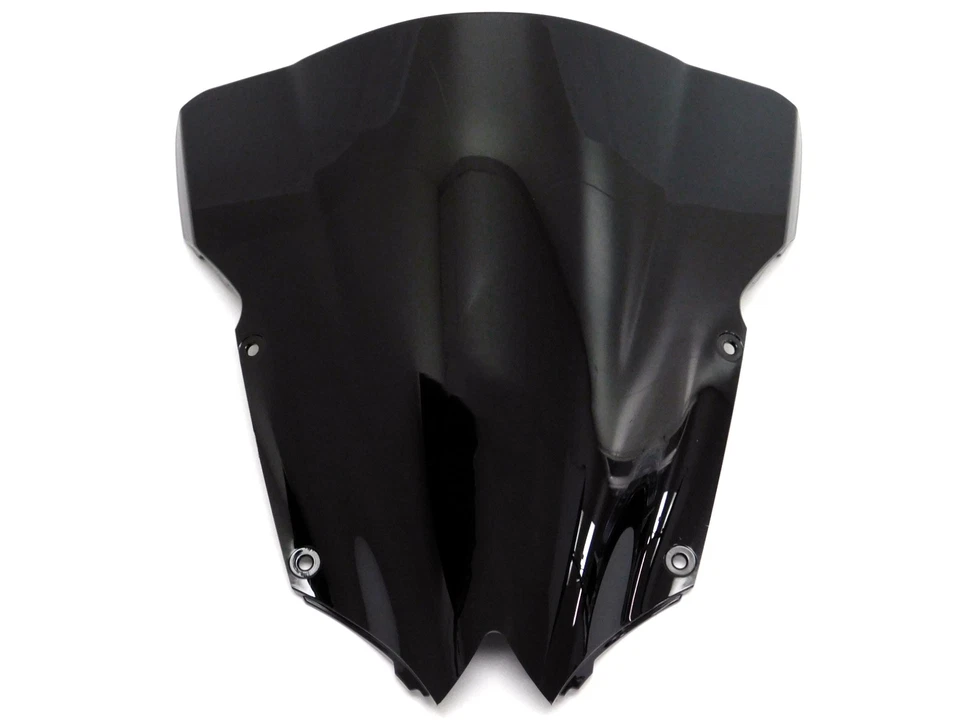 Parabrisas ABS negro doble burbuja para Yamaha YZF R6 2008-2016 Foto 3 de 4