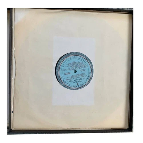 Learn French In Record Time 2x12" LP Hi Fidelity 1958 Columbia MINT No Book - Imagen 4 de 12