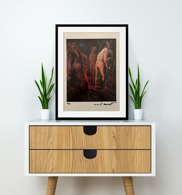 Max Ernst, Original Hand-signed Lithograph with COA & Appraisal of $3,500