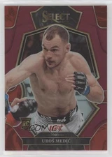 2023 Panini Select UFC Premier Level Maroon Prizm /149 Uros Medic #103 Rookie RC