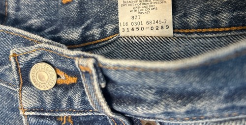 Vintage Levi 550 Jeans Boys 16 Slim 26x28 Relaxed Denim Blue Youth Red Tab Y2K - Picture 4 of 8