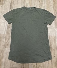 Buck Mason Men's Slub Classic Curved Hem Crewneck USA Made T-Shirt Size XS